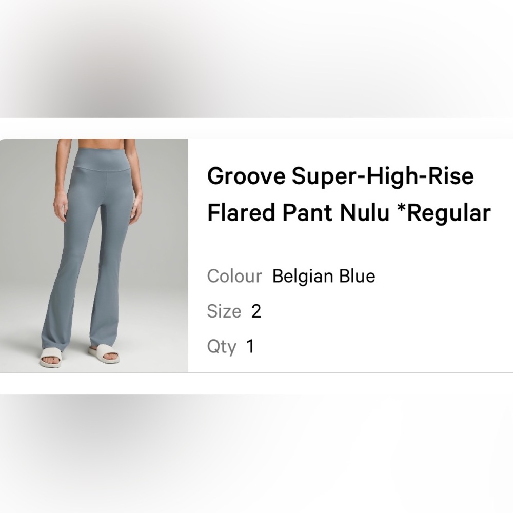 Lululemon Groove Super-High-Rise Flared Pant Nulu *Regular